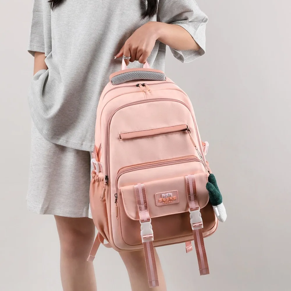 Fashion Nylon Large Student School Bag Capacity Waterproof Backpack With Cute Pendants Leisure Schoolbag Travel
Fashion Nylon Large Student School Bag Capacity Waterproof Backpack With Cute Pendants Leisure Schoolbag Travel