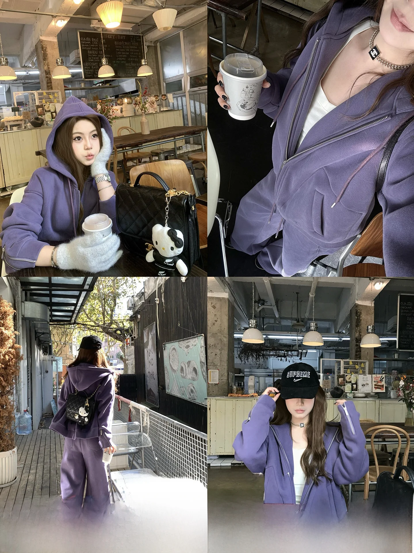 Комплект из утепленной флисовой толстовки с капюшоном и широких брюк для женщин: зимний повседневный костюм из двух предметов, цвет фиолетовый виноградный туман
Комплект из утепленной флисовой толстовки с капюшоном и широких брюк для женщин: зимний повседневный костюм из двух предметов, цвет фиолетовый виноградный туман