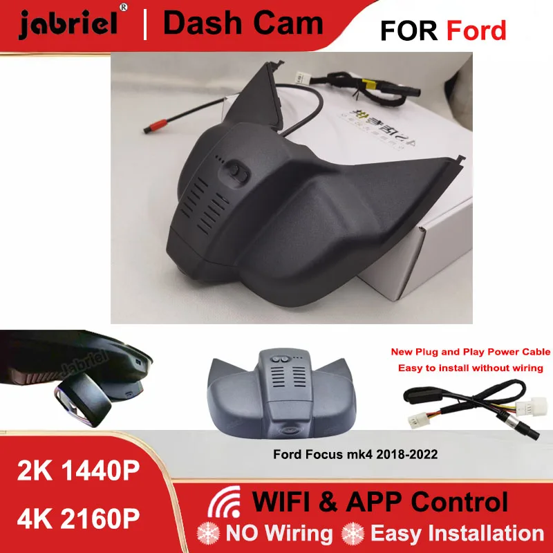 Видеорегистратор Jabriel с передней и задней камерами 2K 4K, Wi-Fi, Plug and Play, для Ford Focus mk4 2018-2022
Видеорегистратор Jabriel с передней и задней камерами 2K 4K, Wi-Fi, Plug and Play, для Ford Focus mk4 2018-2022