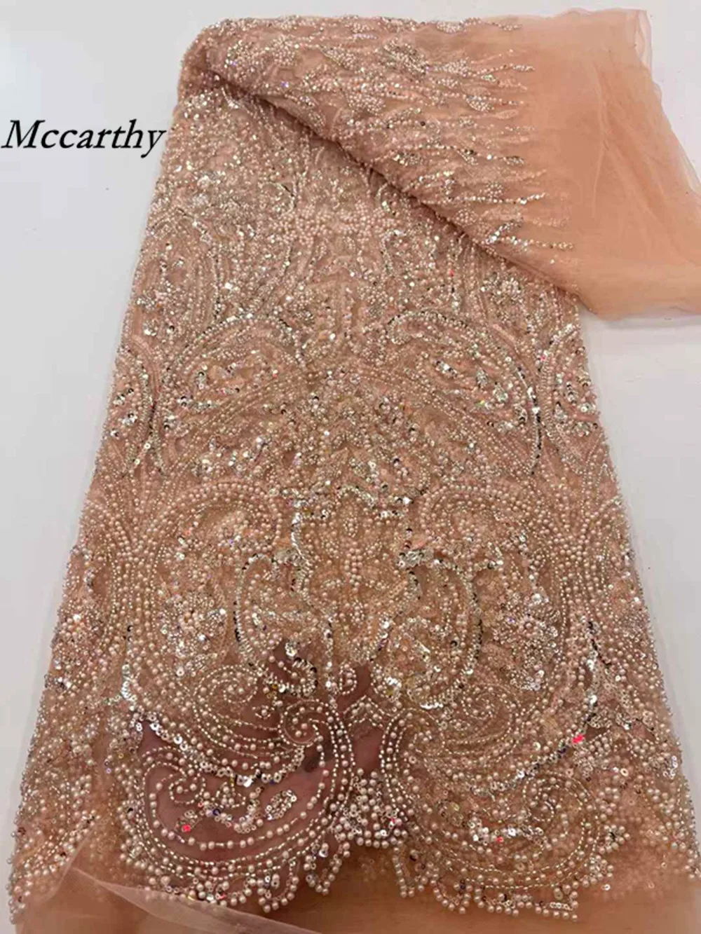 Luxury Pink 2025 High Quality French Tulle Net Sequins Lace Fabric African Lace Fabric 5 Yards For Nigeria Wedding Party Dress
Luxury Pink 2025 High Quality French Tulle Net Sequins Lace Fabric African Lace Fabric 5 Yards For Nigeria Wedding Party Dress