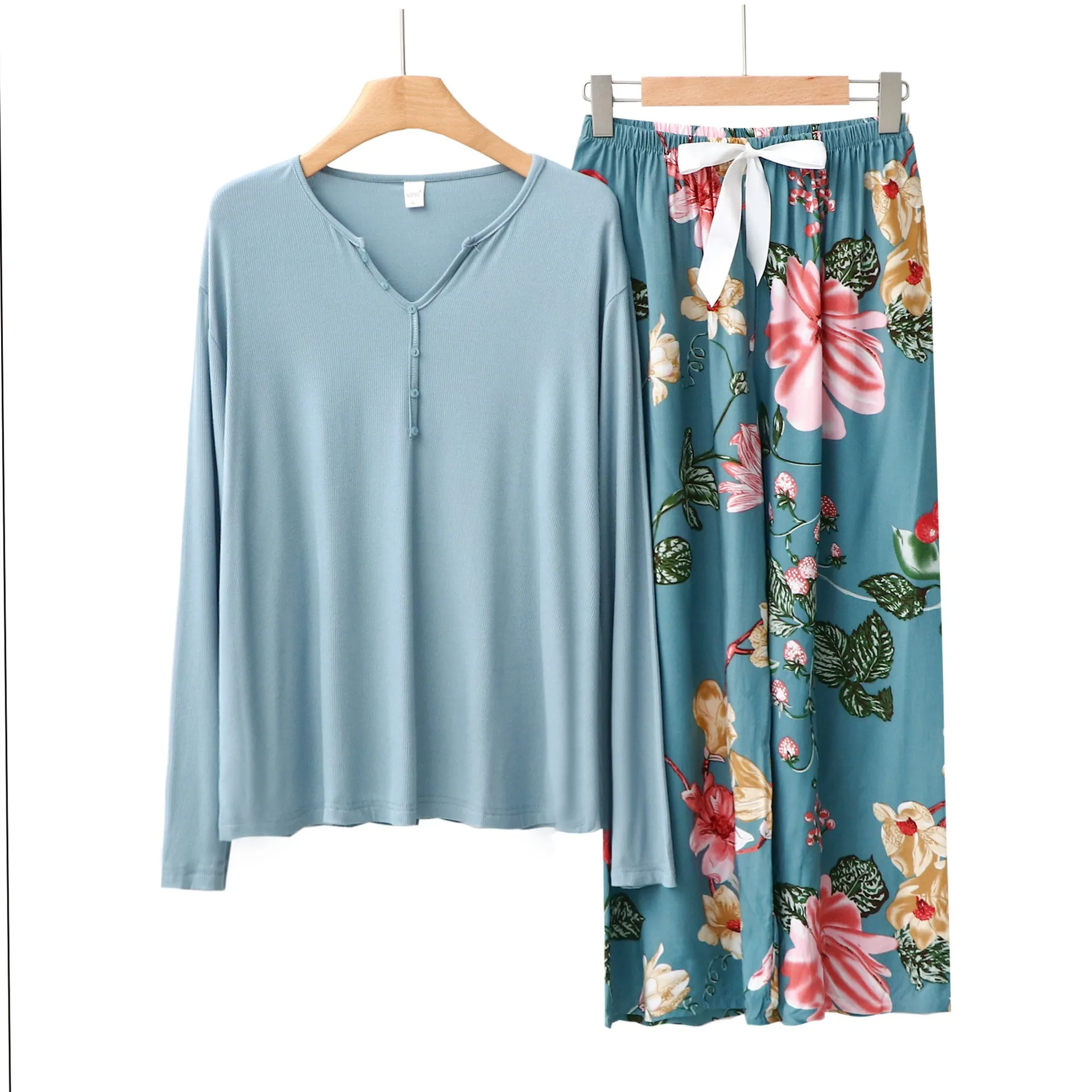 comfortable 2PCS Pajama Long Sleeve Printed Pijama Mujer Femme Loose Nightwear Suit Female Casual Homewear Pajama Set For Women
comfortable 2PCS Pajama Long Sleeve Printed Pijama Mujer Femme Loose Nightwear Suit Female Casual Homewear Pajama Set For Women