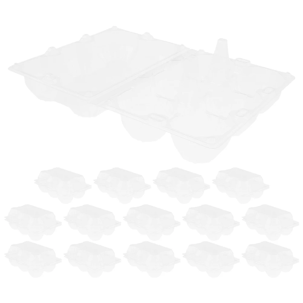 15 Pcs Goose Egg Packaging Box Clear PVC Carton Holder Refrigerator Storage Reusable Plastic Container Egg Storage
15 Pcs Goose Egg Packaging Box Clear PVC Carton Holder Refrigerator Storage Reusable Plastic Container Egg Storage