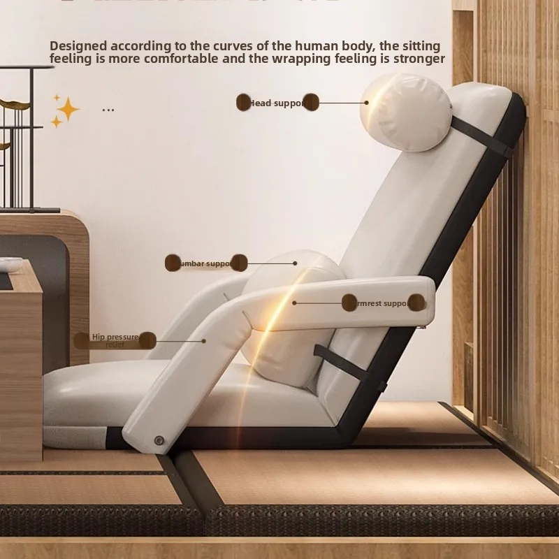 Складной напольный диван-кресло со спинкой татами для небольшого пространства, одинарный шезлонг с эргономичной опорой, универсальное сиденье для балкона
Складной напольный диван-кресло со спинкой татами для небольшого пространства, одинарный шезлонг с эргономичной опорой, универсальное сиденье для балкона