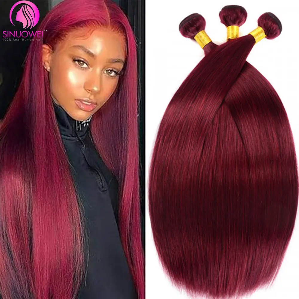 99j Burgundy Straight Human Hair Bundles 8-34 Inch Colored Human Hair Bundles 3/4 Bundles Remy Human Hair Extensions
99j Burgundy Straight Human Hair Bundles 8-34 Inch Colored Human Hair Bundles 3/4 Bundles Remy Human Hair Extensions