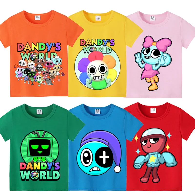 Футболка Dandys World для детей, летняя футболка с круглым вырезом для отдыха, аниме, мультяшная игровая периферия, футболка, детские топы с короткими рукавами для мальчиков и девочек, подарок
Футболка Dandys World для детей, летняя футболка с круглым вырезом для отдыха, аниме, мультяшная игровая периферия, футболка, детские топы с короткими рукавами для мальчиков и девочек, подарок