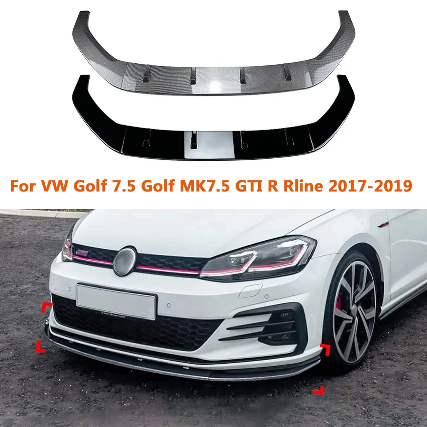 Car Front Bumper Front Lip For VW Golf 7.5 Golf MK7.5 GTI R Rline 2017-2019 Splitter Diffuser Spoiler Car Protector
Car Front Bumper Front Lip For VW Golf 7.5 Golf MK7.5 GTI R Rline 2017-2019 Splitter Diffuser Spoiler Car Protector