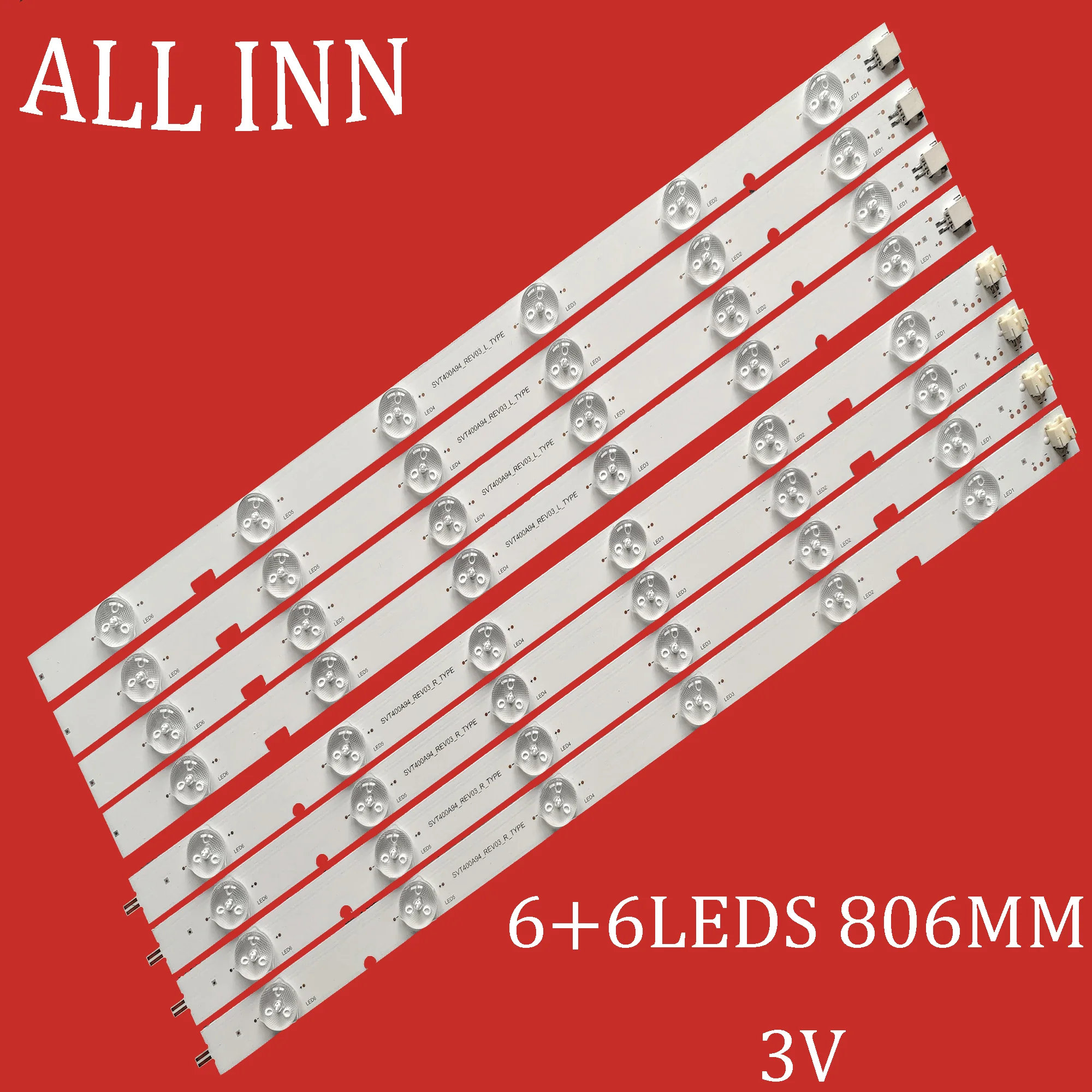 Лента светодиодной подсветки для SVT400A94_REV03_R_TYPE_140203 40L2400D TL400FSB1-S 40L2400EV 40L2450EV 40L2400
Лента светодиодной подсветки для SVT400A94_REV03_R_TYPE_140203 40L2400D TL400FSB1-S 40L2400EV 40L2450EV 40L2400