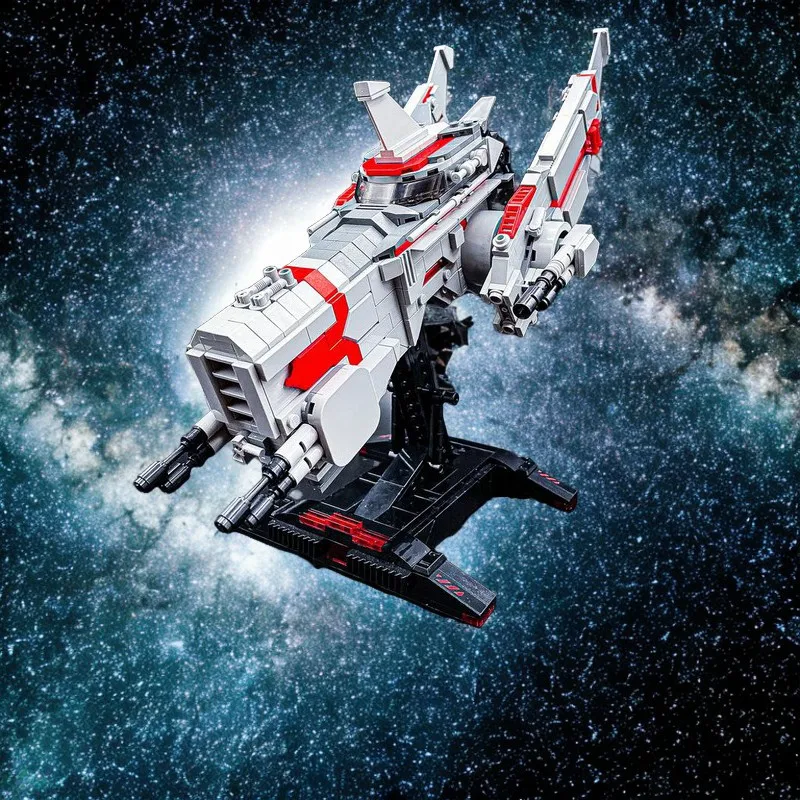 1206-Piece Modular Building Set: SAD Destroyer-Class Warship, Darth Mor's Personal Combat Support Vessel building blocks
1206-Piece Modular Building Set: SAD Destroyer-Class Warship, Darth Mor's Personal Combat Support Vessel building blocks