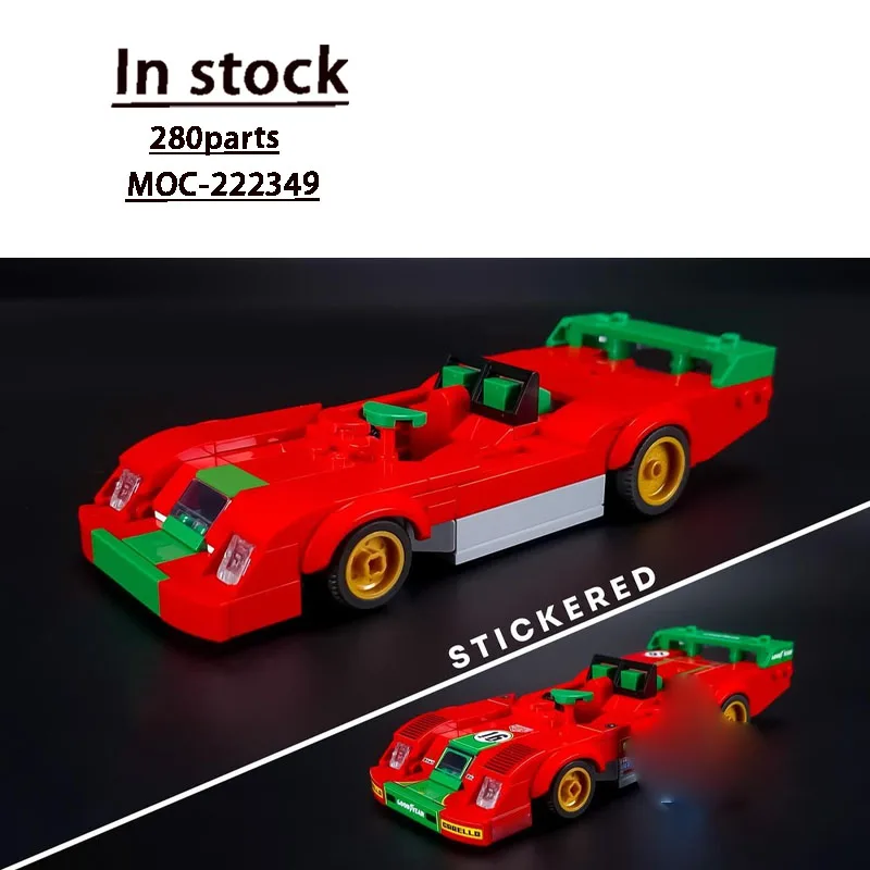 MOC-222349 Новый городской спортивный гоночный автомобиль, модель строительного блока, 280 деталей, игрушка-конструктор на день рождения, подарок для мальчиков и детей 
MOC-222349 Новый городской спортивный гоночный автомобиль, модель строительного блока, 280 деталей, игрушка-конструктор на день рождения, подарок для мальчиков и детей