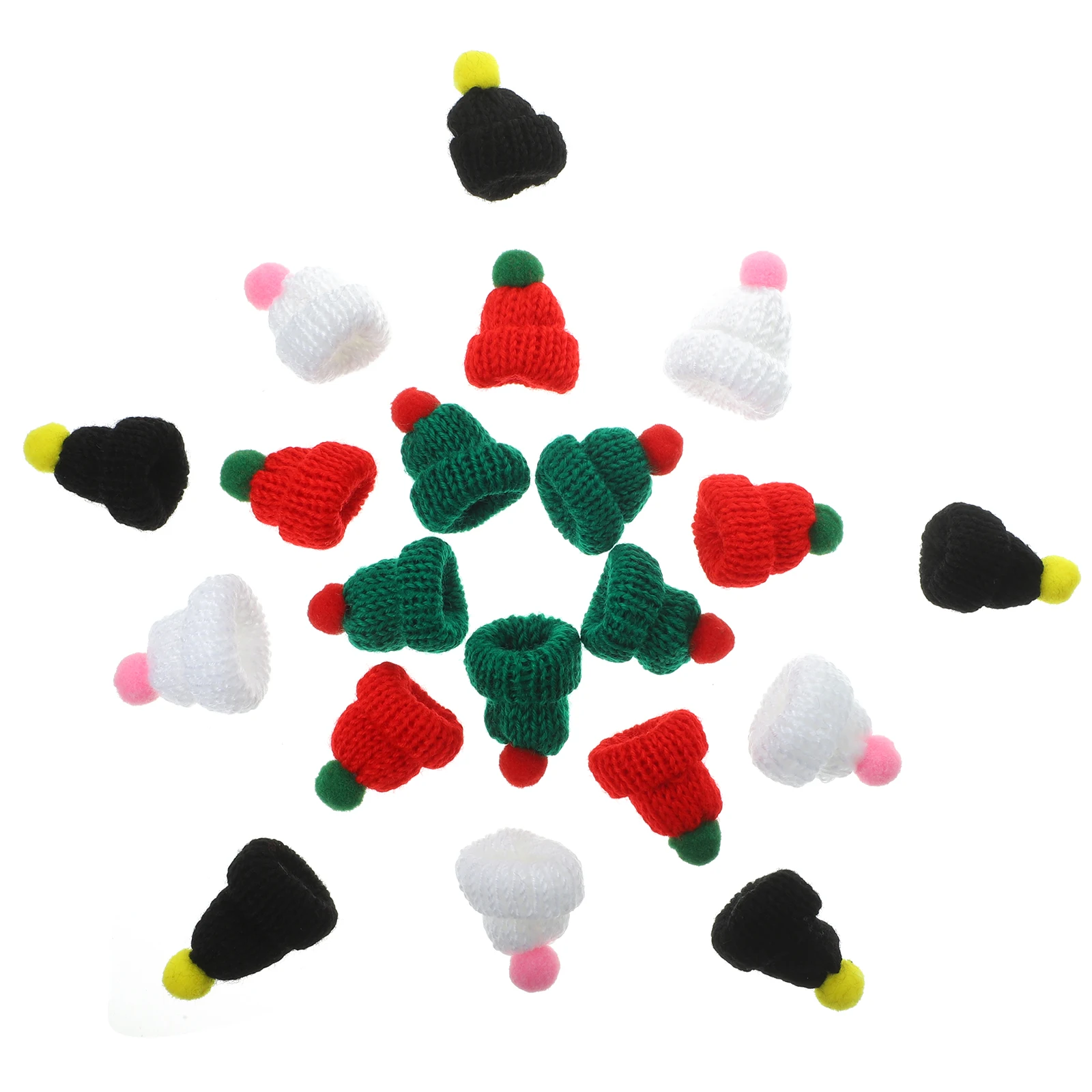 20 Pcs Mini Santa Hat Knitted Christmas Hats for Ornaments Small Decorate Woolen Claus Bulk Knitting
20 Pcs Mini Santa Hat Knitted Christmas Hats for Ornaments Small Decorate Woolen Claus Bulk Knitting