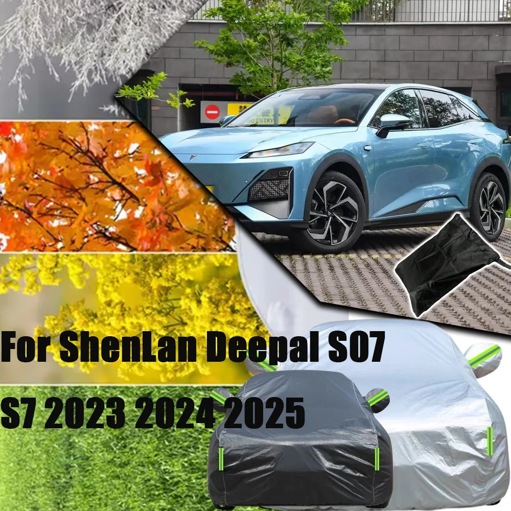 Outdoor Protection Full Car Cover Snow Cover Sunshade Waterproof Dustproof Exterior For ShenLan Deepal S07 S7 2023 2024 2025
Outdoor Protection Full Car Cover Snow Cover Sunshade Waterproof Dustproof Exterior For ShenLan Deepal S07 S7 2023 2024 2025