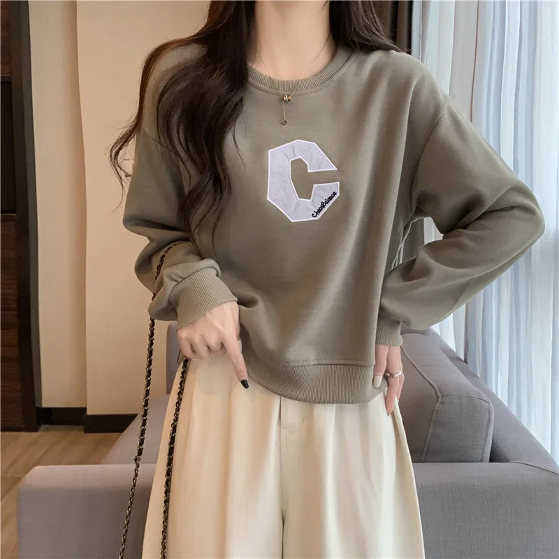 Женская тонкая толстовка Slim Fit с круглым вырезом, весна-осень, винтажный стиль, модная, трендовая, брендовая верхняя одежда
Женская тонкая толстовка Slim Fit с круглым вырезом, весна-осень, винтажный стиль, модная, трендовая, брендовая верхняя одежда