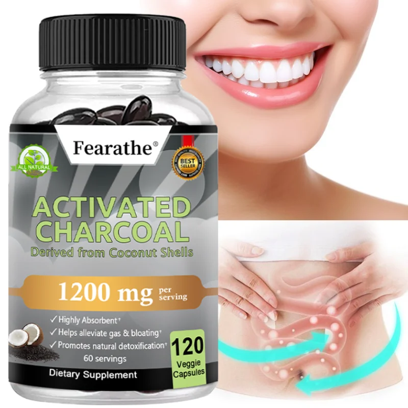 Activated Charcoal Capsules, Coconut Shell Derived, Support Digestive Gut Health, Reduce Bloating & Gas, Skin Hair Wellness
Activated Charcoal Capsules, Coconut Shell Derived, Support Digestive Gut Health, Reduce Bloating & Gas, Skin Hair Wellness