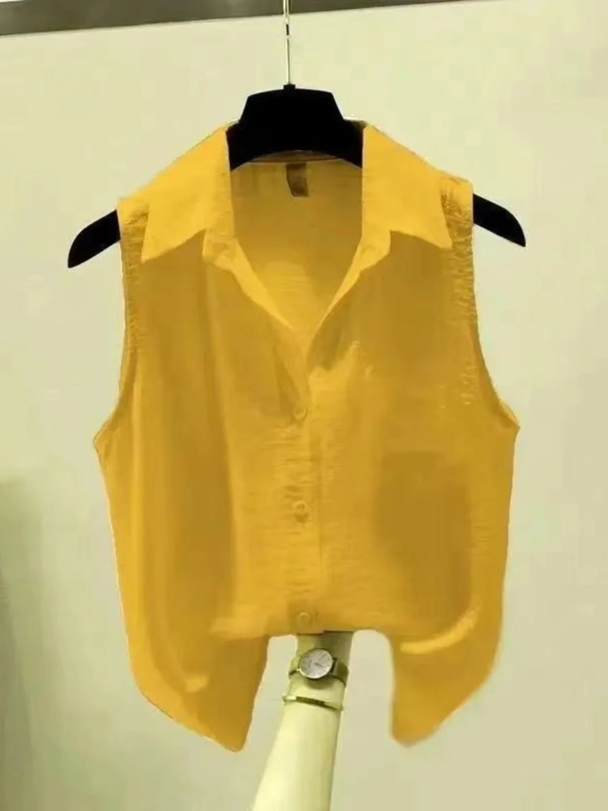 Women's Svel Chiffon irt Summer New Sle Loose Faionable Base Layer Vest Top Pure Color Commute Sle Regular Fit
Women's Svel Chiffon irt Summer New Sle Loose Faionable Base Layer Vest Top Pure Color Commute Sle Regular Fit