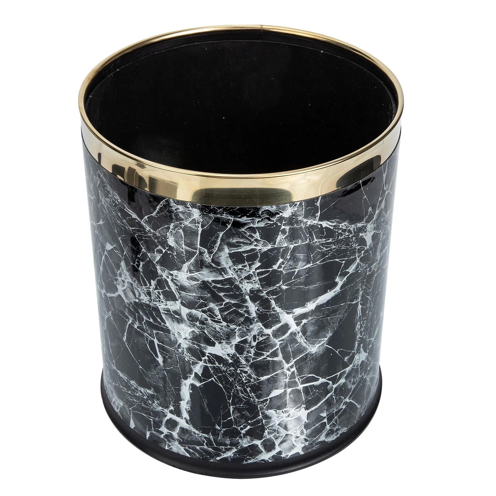 Trash Bin Garbage Can Waste Paper Basket Plastic Marble Design Black Home Hotel KTV Office Large Capacity Non Slip Thickened
Trash Bin Garbage Can Waste Paper Basket Plastic Marble Design Black Home Hotel KTV Office Large Capacity Non Slip Thickened