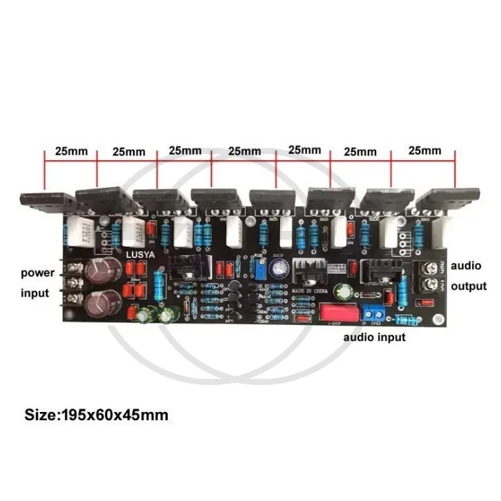 Upgraded Mono 400W Tube 5200 + 1943 20V-90V HIFI High Power Audio Amplifier
Upgraded Mono 400W Tube 5200 + 1943 20V-90V HIFI High Power Audio Amplifier