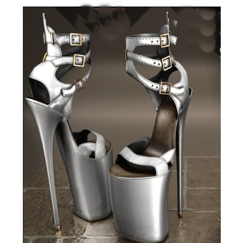 Silver Buckle Hollow Platform Sandals Thin High Heel Sexy Fashionable Cool Summer Casual Big Size Woman Shoes Zapatillas Mujer
Silver Buckle Hollow Platform Sandals Thin High Heel Sexy Fashionable Cool Summer Casual Big Size Woman Shoes Zapatillas Mujer