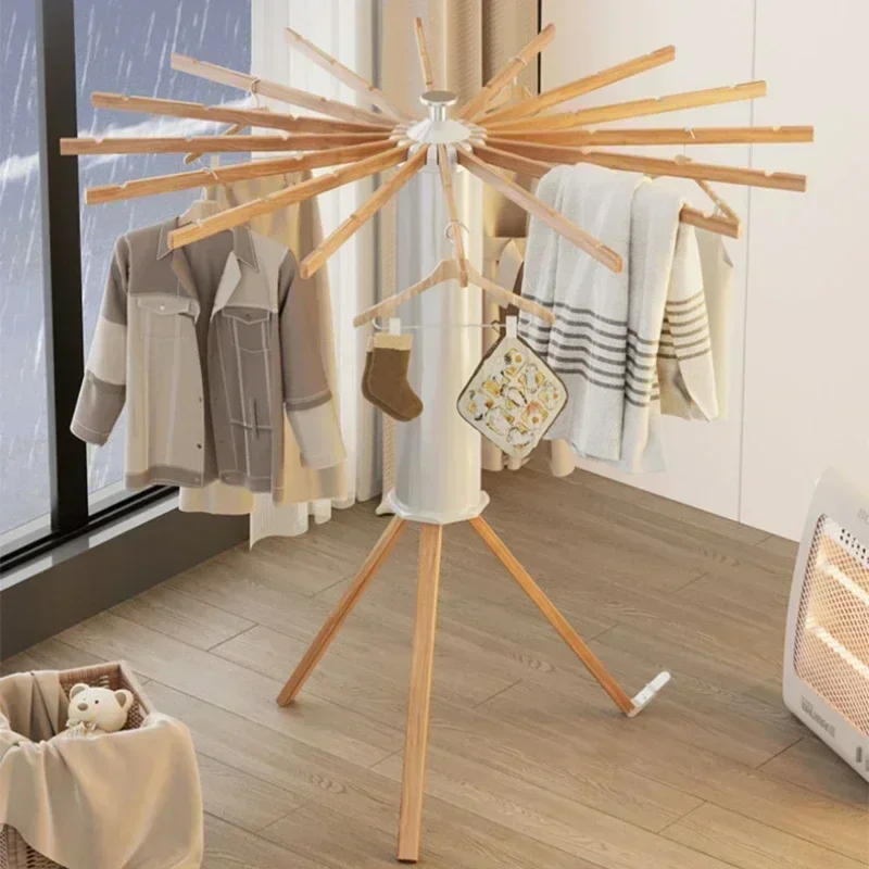 Foldable Clothes Drying Rack, Rotary Laundry Hanger, Clothes Drying Rack with 16 Poles, Installation-free Home Clothes Dryer
Foldable Clothes Drying Rack, Rotary Laundry Hanger, Clothes Drying Rack with 16 Poles, Installation-free Home Clothes Dryer