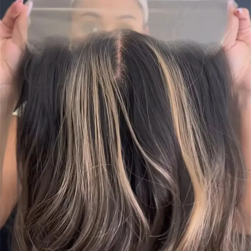 Ombre Dark Brunette Brown Highlights Synthetic HD Lace Front Wigs Middle Part Wig Heat Resistant Women Gift Wig Daily Party Use
Ombre Dark Brunette Brown Highlights Synthetic HD Lace Front Wigs Middle Part Wig Heat Resistant Women Gift Wig Daily Party Use
