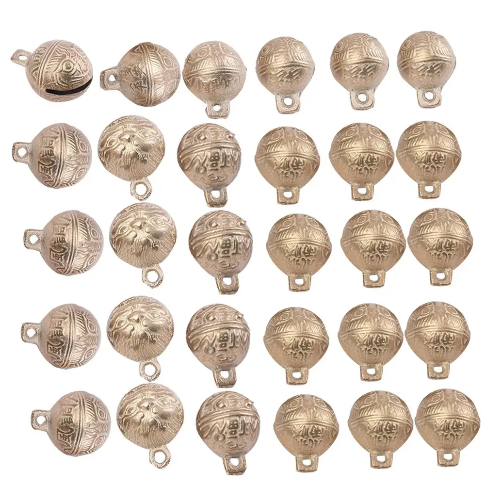 30 Pcs Tiger Head Bell Accessories Vintage Bronze Jingle Bells for DIY Crafts Jewelry Decor Christmas Ornaments
30 Pcs Tiger Head Bell Accessories Vintage Bronze Jingle Bells for DIY Crafts Jewelry Decor Christmas Ornaments