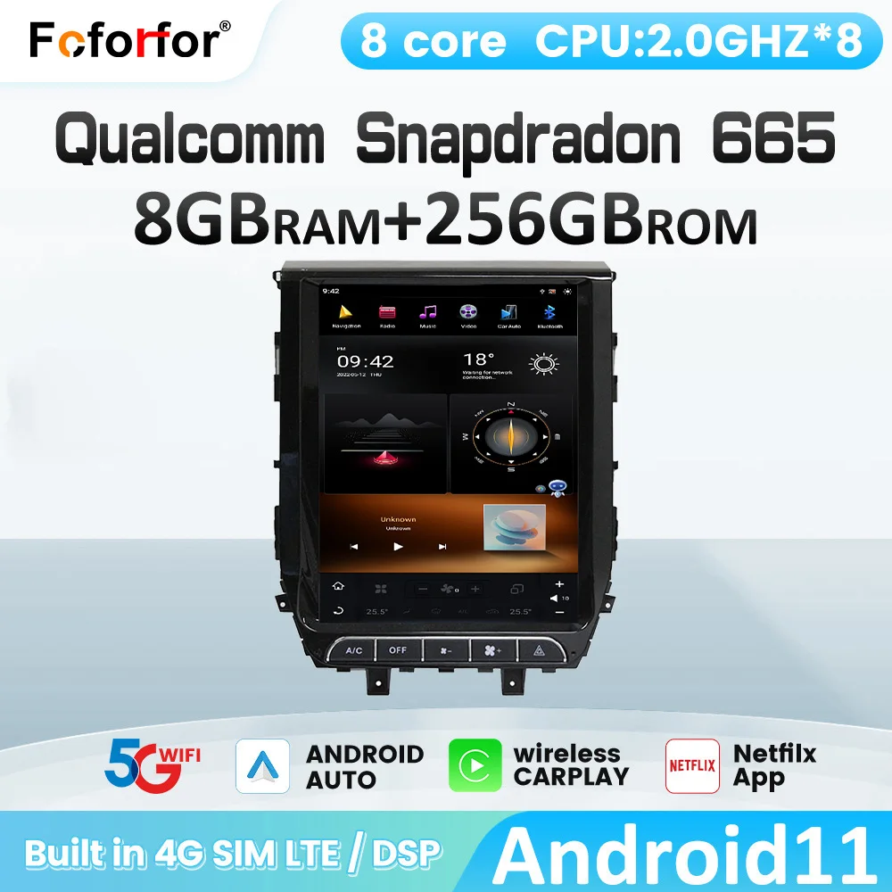 4G LTE Android13 для Toyota Land Cruiser LC200 2016-2019, вертикальный сенсорный экран, автомобильное радио, GPS-навигация, мультимедийный плеер
4G LTE Android13 для Toyota Land Cruiser LC200 2016-2019, вертикальный сенсорный экран, автомобильное радио, GPS-навигация, мультимедийный плеер
