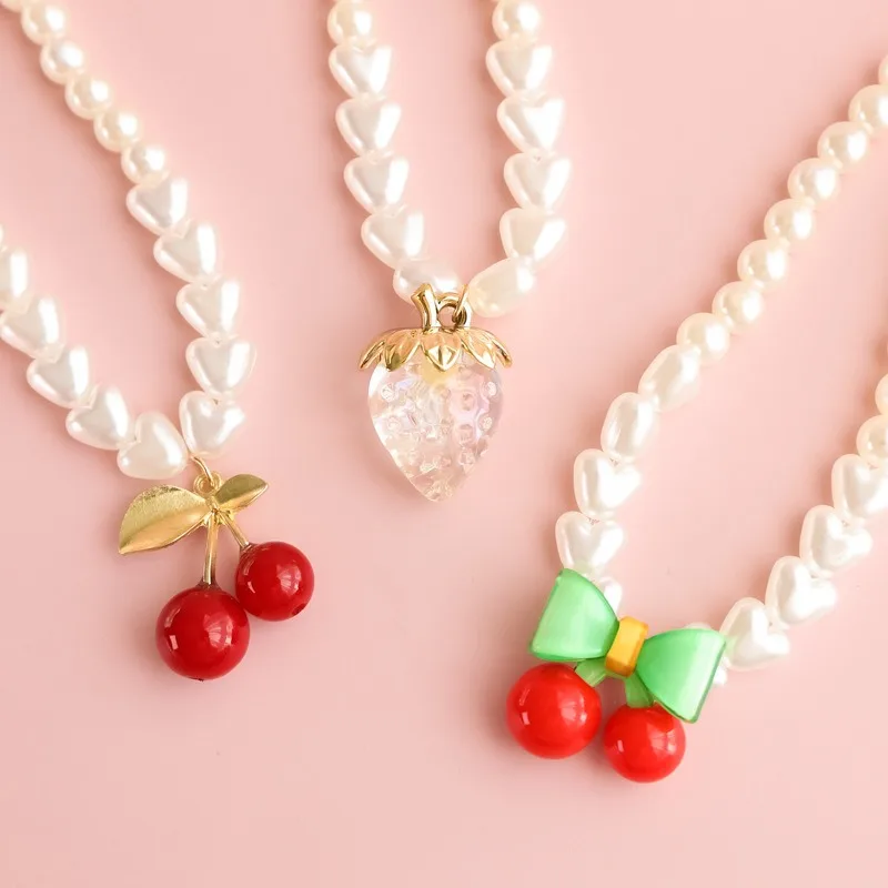 Cartoon Fruit Pet Cat Collar Chain Pearl Bead Wedding Birthday Decorate Neck Collars for Small Medium Dogs Designer Pet Necklace
Cartoon Fruit Pet Cat Collar Chain Pearl Bead Wedding Birthday Decorate Neck Collars for Small Medium Dogs Designer Pet Necklace