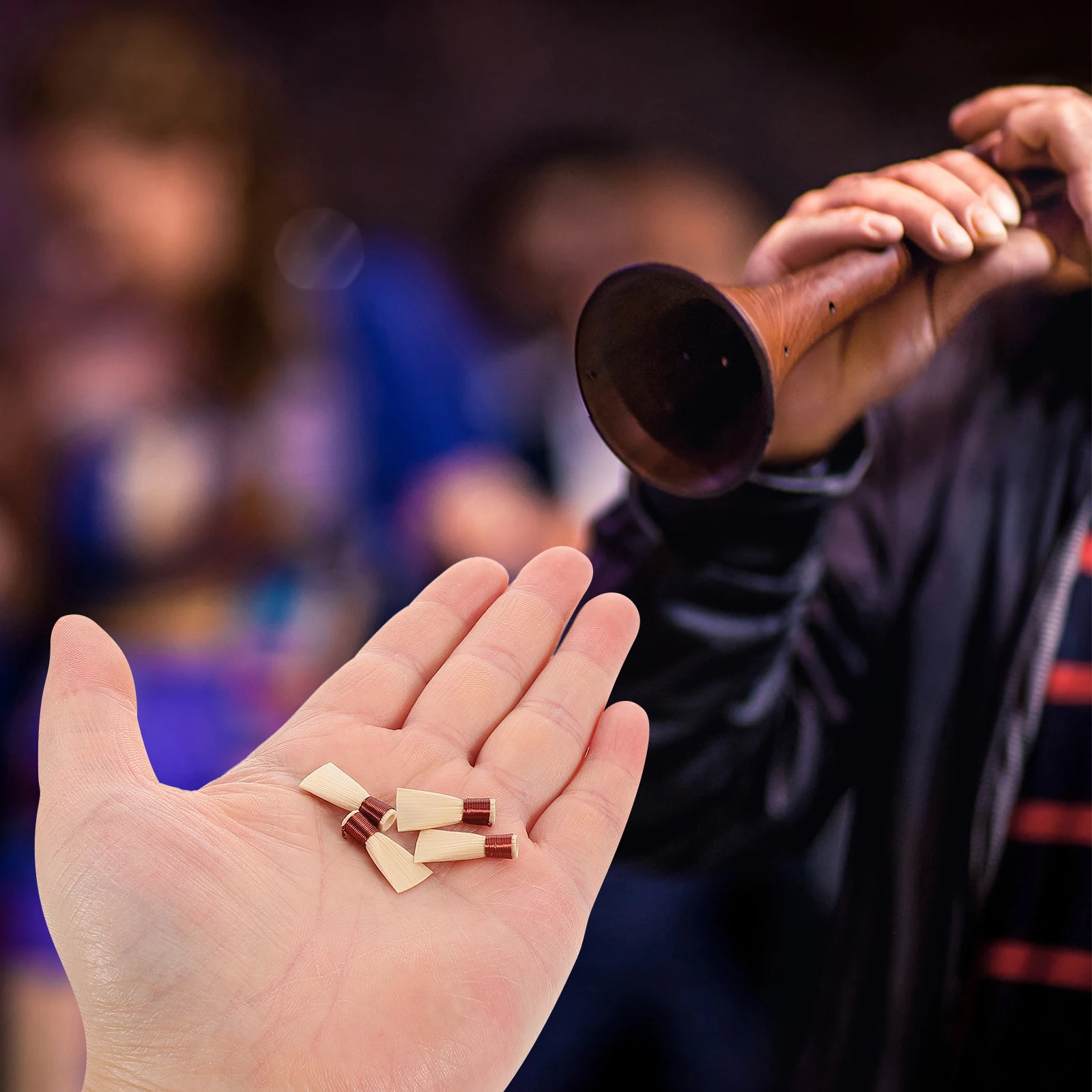 4pcs D Key Suona Reeds Replacement Chinese Suona Instrument Mouthpieces Portable Woodwind Accessories For Beginners Instrument
4pcs D Key Suona Reeds Replacement Chinese Suona Instrument Mouthpieces Portable Woodwind Accessories For Beginners Instrument