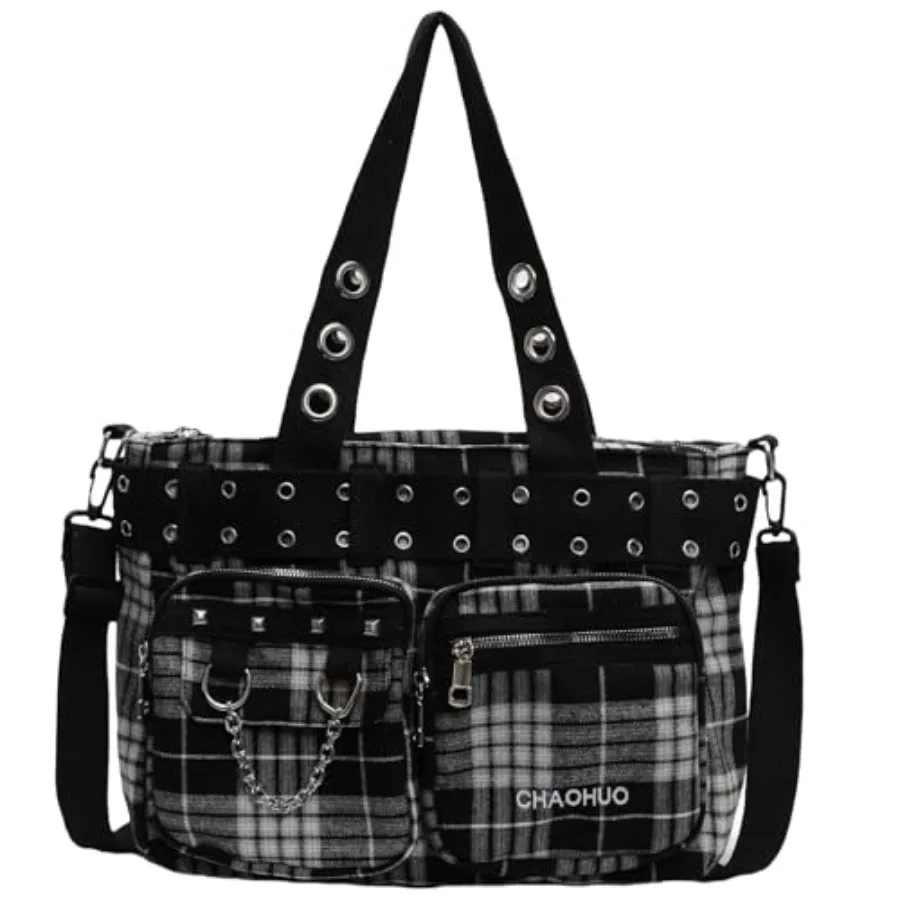 Y2K Tote Bag for Women Canvas Shoulder Bag Gothic Bag Skull Handbag for Work Office Travel
Y2K Tote Bag for Women Canvas Shoulder Bag Gothic Bag Skull Handbag for Work Office Travel