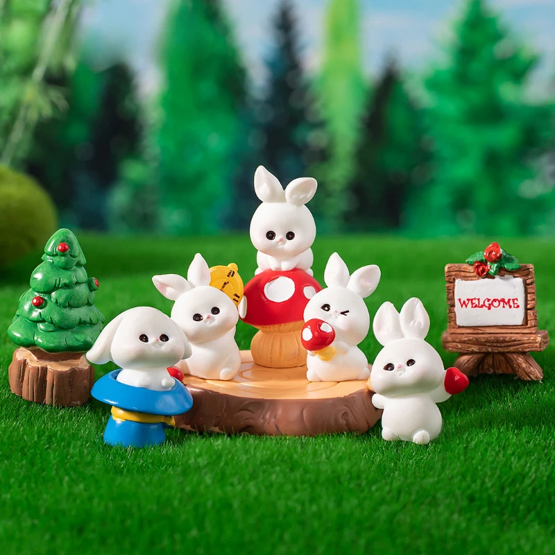 5pcs Miniature Cute White Rabbit Ornaments Home Decor Miniature Fairy Garden Room Decor Desktop Gifts Accessories 2025 New
5pcs Miniature Cute White Rabbit Ornaments Home Decor Miniature Fairy Garden Room Decor Desktop Gifts Accessories 2025 New