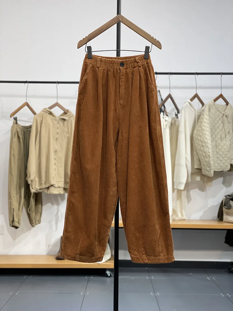 Женские вельветовые широкие брюки на подкладке, осень-зима, повседневные брюки Харлан с высокой талией, длинные хлопковые брюки
Женские вельветовые широкие брюки на подкладке, осень-зима, повседневные брюки Харлан с высокой талией, длинные хлопковые брюки