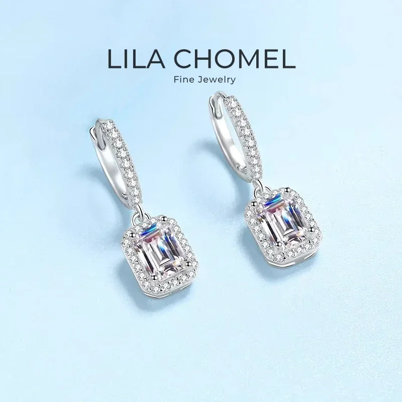 Girlfriend 18K White Gold Birthday Gift 1/2CT Moissanite Diamond Women Valentine's Day Drop Earrings PT950 Platinum Fine Jewelry
Girlfriend 18K White Gold Birthday Gift 1/2CT Moissanite Diamond Women Valentine's Day Drop Earrings PT950 Platinum Fine Jewelry