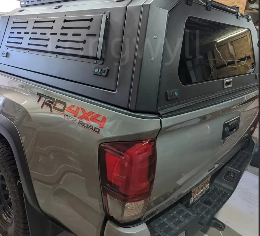 Hard Aluminum Truck Tub Topper for Tacoma Customized PickupTruck Bed CamperShell Smart Cap Waterproof Canopy
Hard Aluminum Truck Tub Topper for Tacoma Customized PickupTruck Bed CamperShell Smart Cap Waterproof Canopy