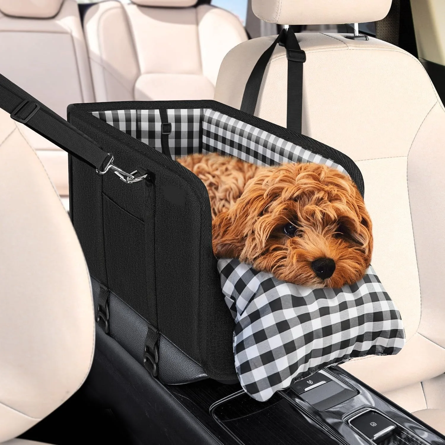 Portable Pet Car Seat Oxford Fabric Dog Booster with Padded Safety Belt for Small Dogs
Portable Pet Car Seat Oxford Fabric Dog Booster with Padded Safety Belt for Small Dogs