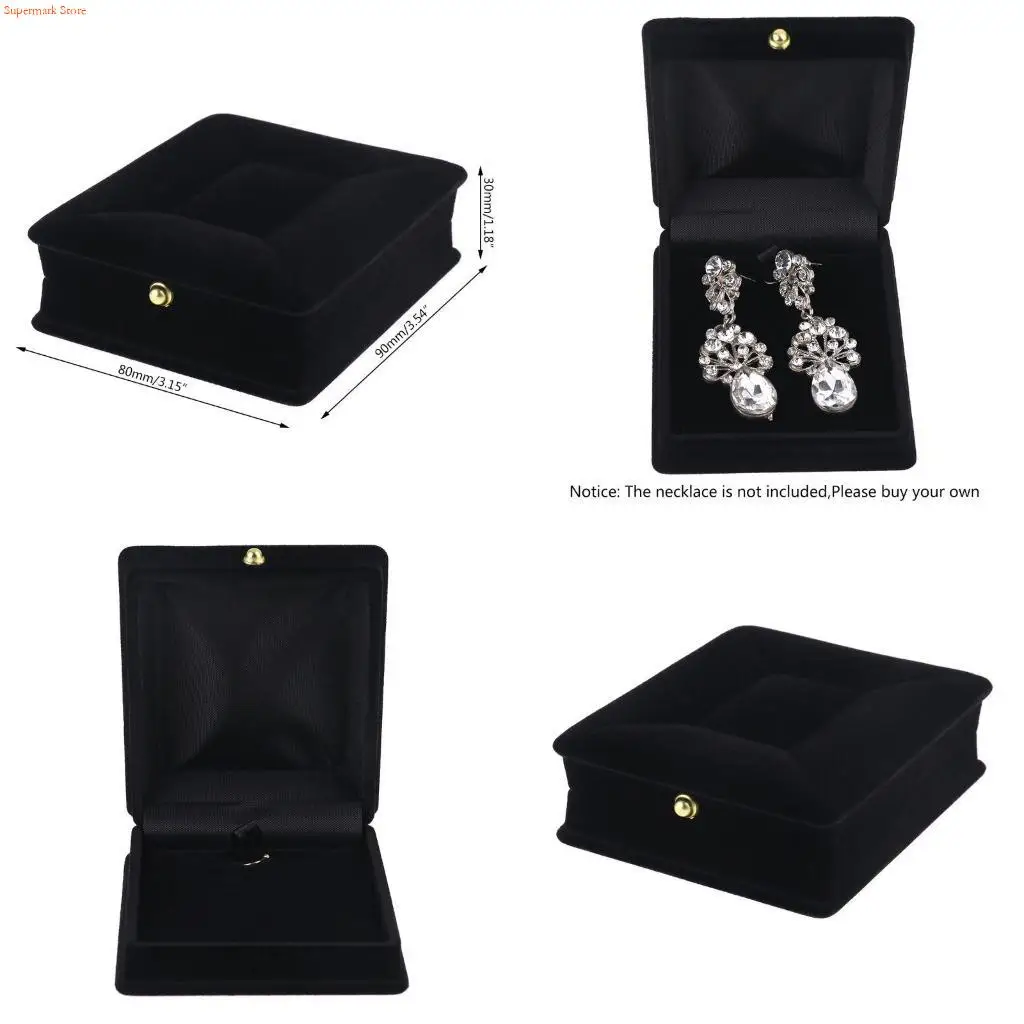 Q5WE Elegant Necklace Pendant Box Bracelet Box for Jewelry Display Wedding Engagment Valentine's Day Showcase
Q5WE Elegant Necklace Pendant Box Bracelet Box for Jewelry Display Wedding Engagment Valentine's Day Showcase