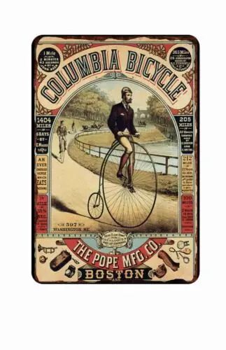 Велосипеды Boston 1899 винтажная реклама полностью металлический жестяной знак 8x12
Велосипеды Boston 1899 винтажная реклама полностью металлический жестяной знак 8x12