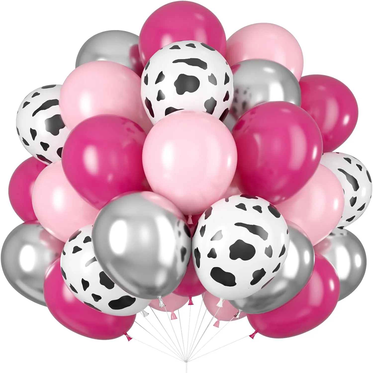 30pcs Pink Cowgirl Latex Balloons Metallic Silver for Baby Shower Girl Birthday Decoration Bachelorette Bride to be Supplies
30pcs Pink Cowgirl Latex Balloons Metallic Silver for Baby Shower Girl Birthday Decoration Bachelorette Bride to be Supplies