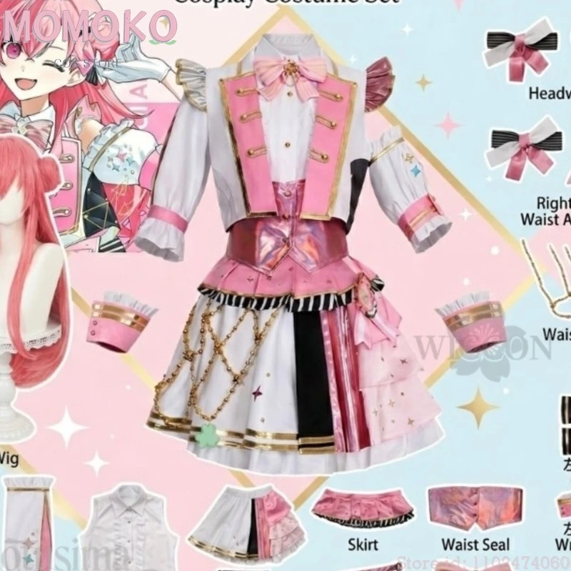 Anime cosplay Anime Game Project Sekai Fifth Anniversary Cosplay Momoi Airi Costume New Idol Uniform disfraz mujer 코스튬
Anime cosplay Anime Game Project Sekai Fifth Anniversary Cosplay Momoi Airi Costume New Idol Uniform disfraz mujer 코스튬