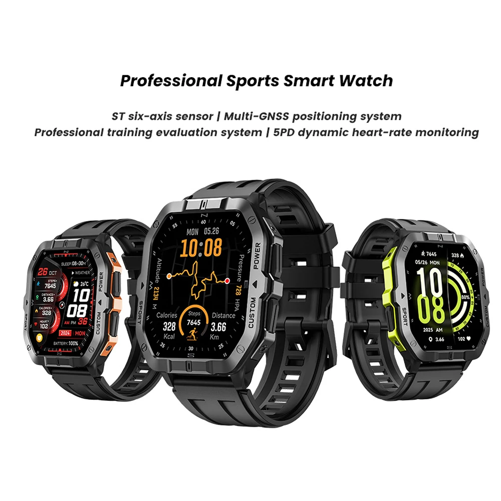 C32 Pro Outdoor GPS Smart Watch 2.02" HD Fitness Tracker with HR SpO2 Sleep Monitor Triathlon Rugged, Military-Grade Smartwatch
C32 Pro Outdoor GPS Smart Watch 2.02" HD Fitness Tracker with HR SpO2 Sleep Monitor Triathlon Rugged, Military-Grade Smartwatch