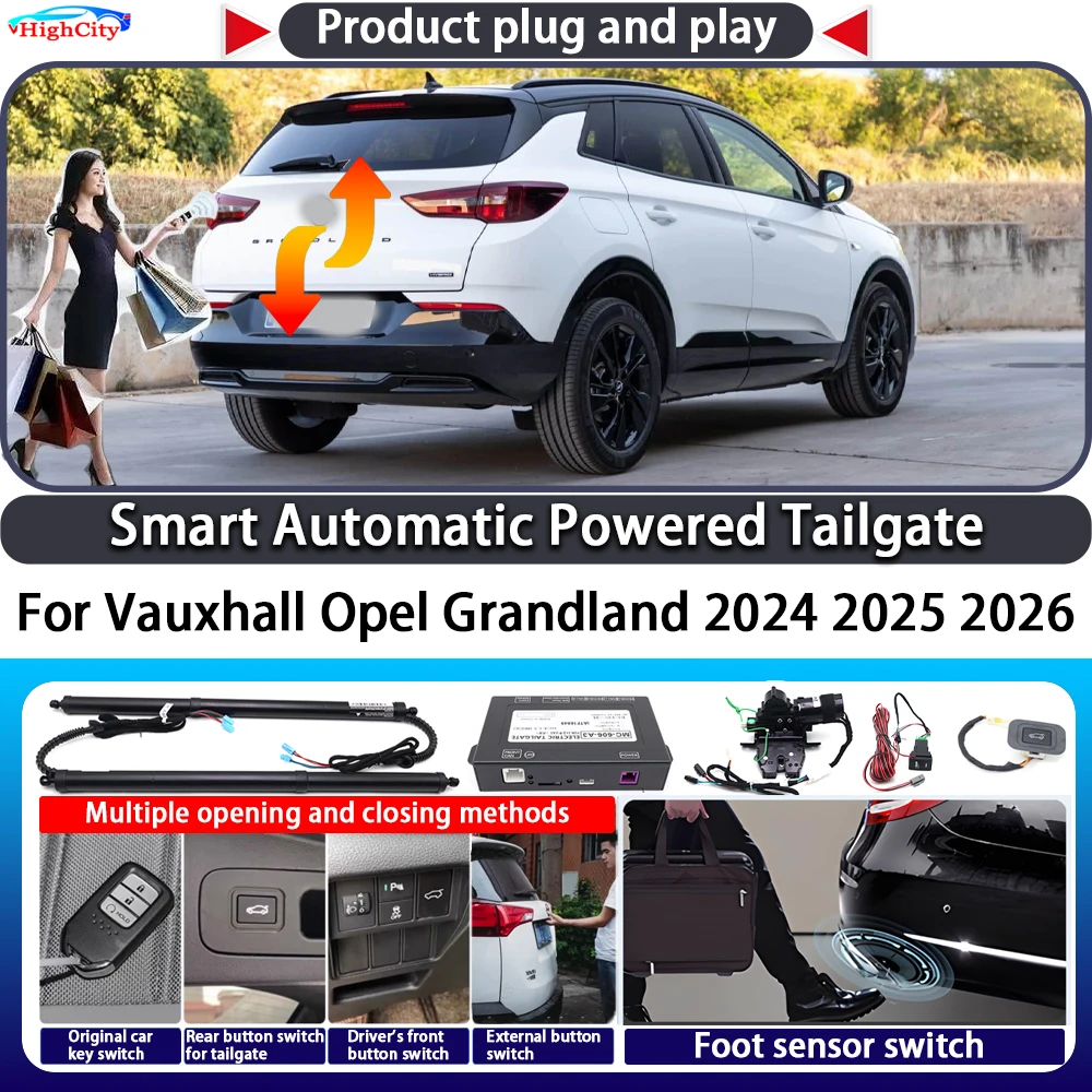 For Vauxhall Opel Grandland 2024 2025 2026 Smart Automatic Powered Tailgate Key Control Trunk Lift Kit Electric Power Tailgate
For Vauxhall Opel Grandland 2024 2025 2026 Smart Automatic Powered Tailgate Key Control Trunk Lift Kit Electric Power Tailgate