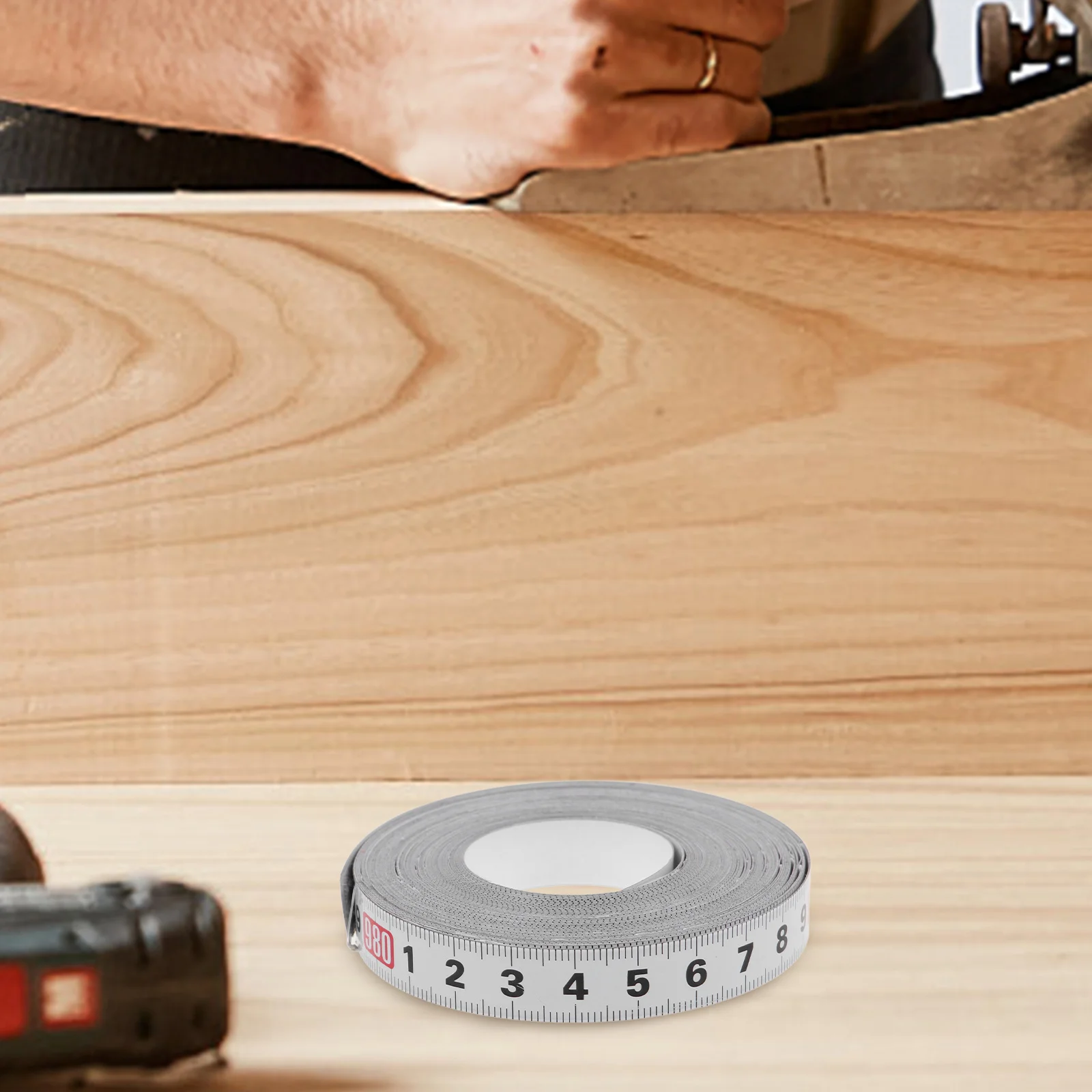Adhesive Ruler White Carbon Steel Measure Measure Ruler Tape Sticky Measuring Adhesive Measuring Tape Tool
Adhesive Ruler White Carbon Steel Measure Measure Ruler Tape Sticky Measuring Adhesive Measuring Tape Tool