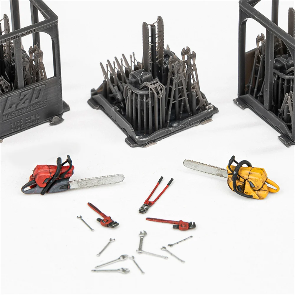 New 1/35 Chainsaw Tools Model Set Wrench Civilian Tool 3D Printer Resin Kit for LIANG-S001 Model Scene Building DIY Accessories
New 1/35 Chainsaw Tools Model Set Wrench Civilian Tool 3D Printer Resin Kit for LIANG-S001 Model Scene Building DIY Accessories