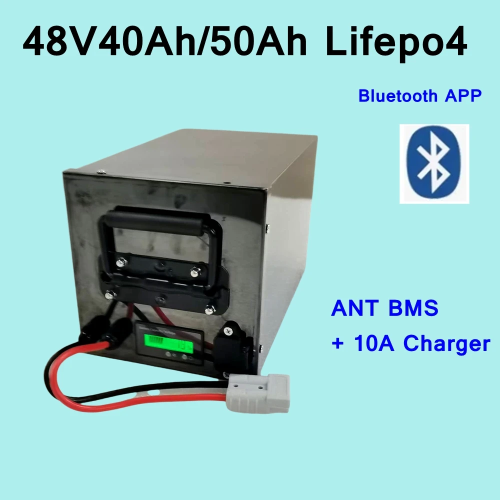CZ-48V 50Ah Lifepo4 48v 40AH Аккумулятор Bluetooth BMS Приложение для 3500w Гольф-каров Кемпингового снаряжения Двухколесный и резервное питание для лодок
CZ-48V 50Ah Lifepo4 48v 40AH Аккумулятор Bluetooth BMS Приложение для 3500w Гольф-каров Кемпингового снаряжения Двухколесный и резервное питание для лодок