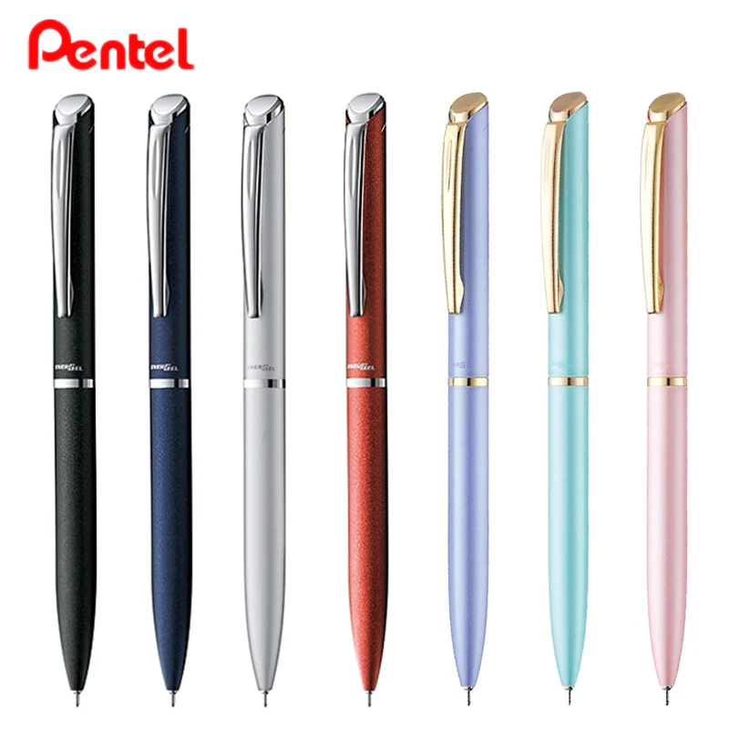 Новинка гелевая ручка Pentel BLN2005 Быстросохнущие чернила 0,5 мм металлический наконечник Поворотная черная ручка офисные милые канцелярские принадлежности роликовая шариковая ручка
Новинка гелевая ручка Pentel BLN2005 Быстросохнущие чернила 0,5 мм металлический наконечник Поворотная черная ручка офисные милые канцелярские принадлежности роликовая шариковая ручка