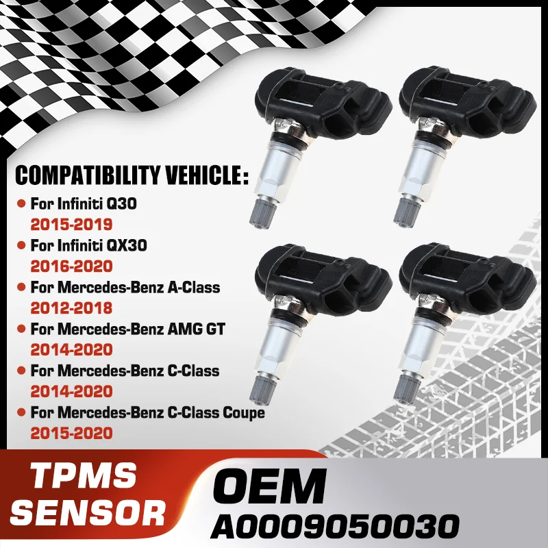 For Infiniti Q30 Infiniti QX30 Mercedes-Benz A-Class Mercedes-Benz C-Class W205 Mercedes-Benz C-Class Coupe TPMS Sensor 433 MHz
For Infiniti Q30 Infiniti QX30 Mercedes-Benz A-Class Mercedes-Benz C-Class W205 Mercedes-Benz C-Class Coupe TPMS Sensor 433 MHz