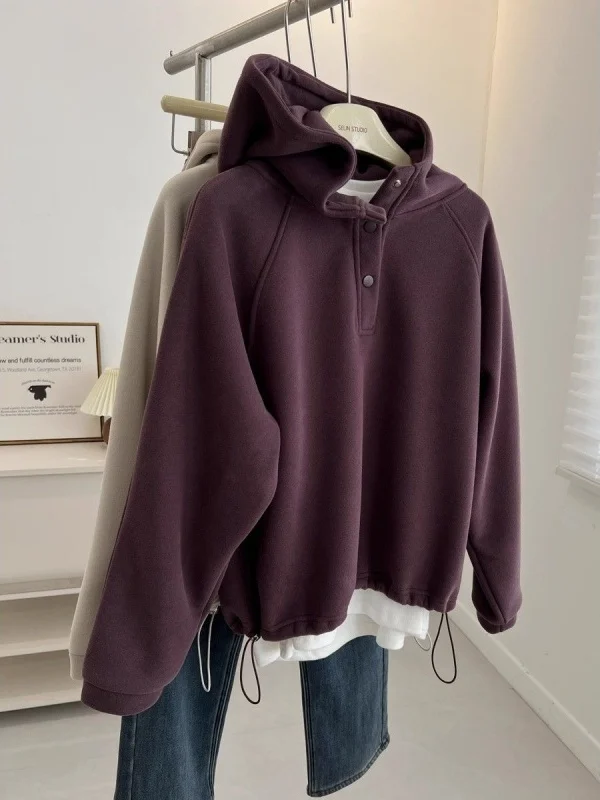Outlet Themed Oversized Hoodie Women's Fleece Lined Thickened Hooded Sweatshirt Casual Comfortable Streetwear Style
Outlet Themed Oversized Hoodie Women's Fleece Lined Thickened Hooded Sweatshirt Casual Comfortable Streetwear Style
