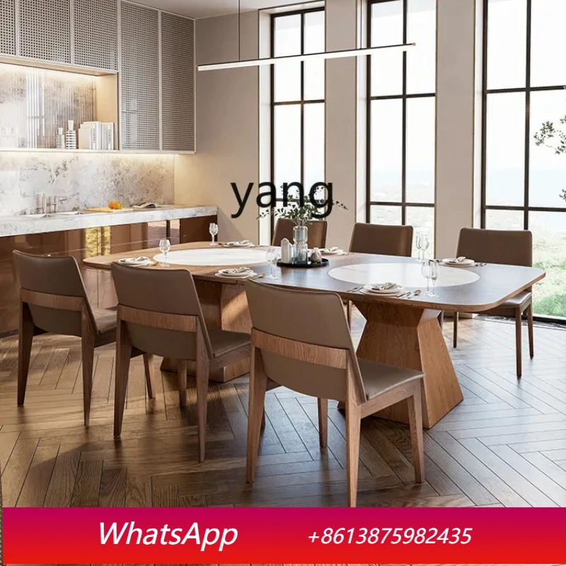 LMM solid wood square dining table with embedded turntable household dining table eating table
LMM solid wood square dining table with embedded turntable household dining table eating table