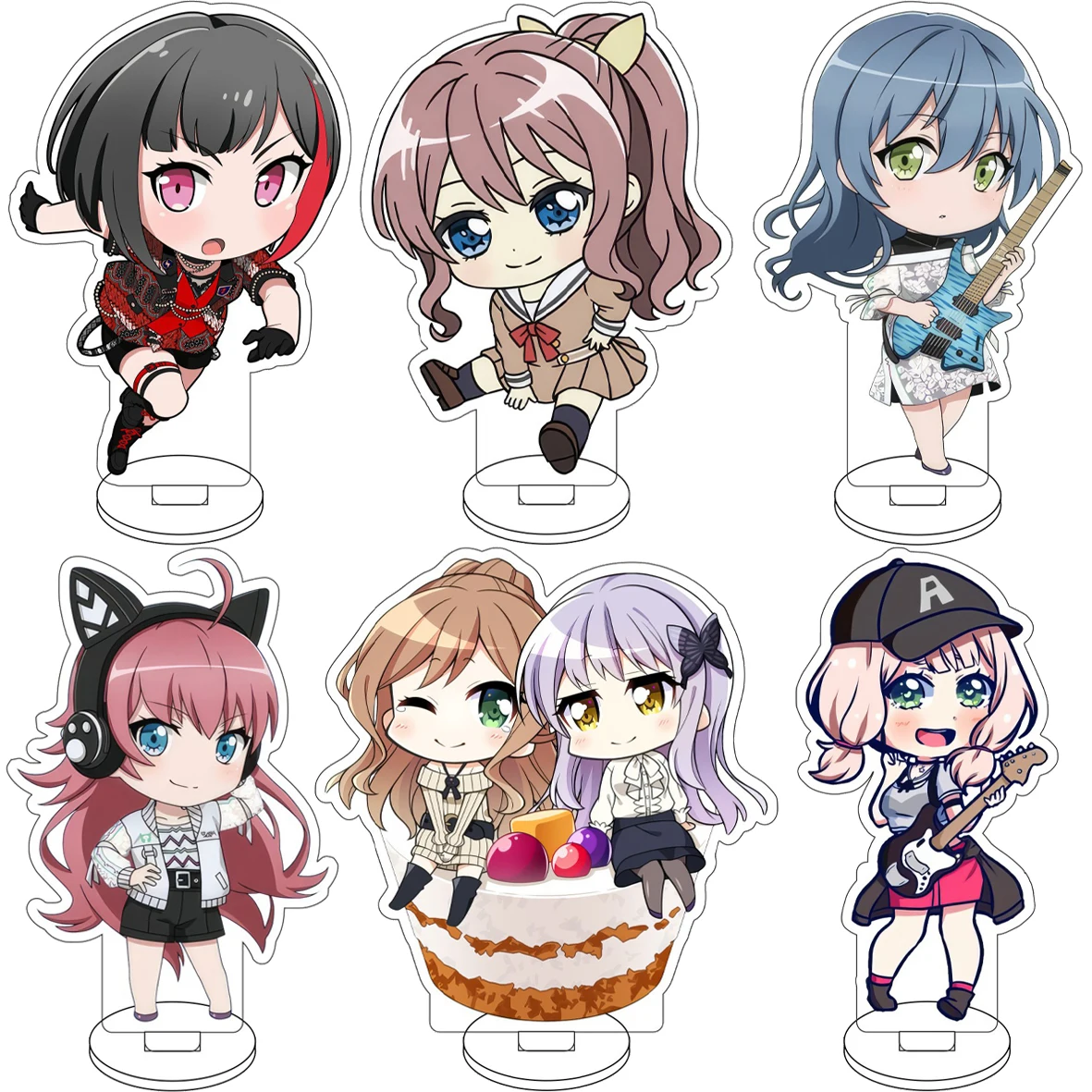 Anime BanG Dream! Mitake Ran Ichigaya Arisa Yamabuki Saaya Toyama Kasumi Cos 10CM Acrylic Figure Stand Cute Ornaments Gifts
Anime BanG Dream! Mitake Ran Ichigaya Arisa Yamabuki Saaya Toyama Kasumi Cos 10CM Acrylic Figure Stand Cute Ornaments Gifts