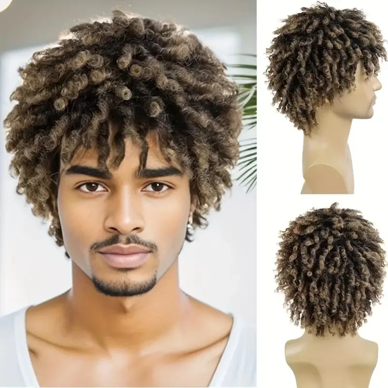 Synthetic Dreadlock Wig for Men Male Braided Black Wigs Locs Crochet Twist Hair Afro Curly Wig Hip Hop Rock Daily Costume Party
Synthetic Dreadlock Wig for Men Male Braided Black Wigs Locs Crochet Twist Hair Afro Curly Wig Hip Hop Rock Daily Costume Party