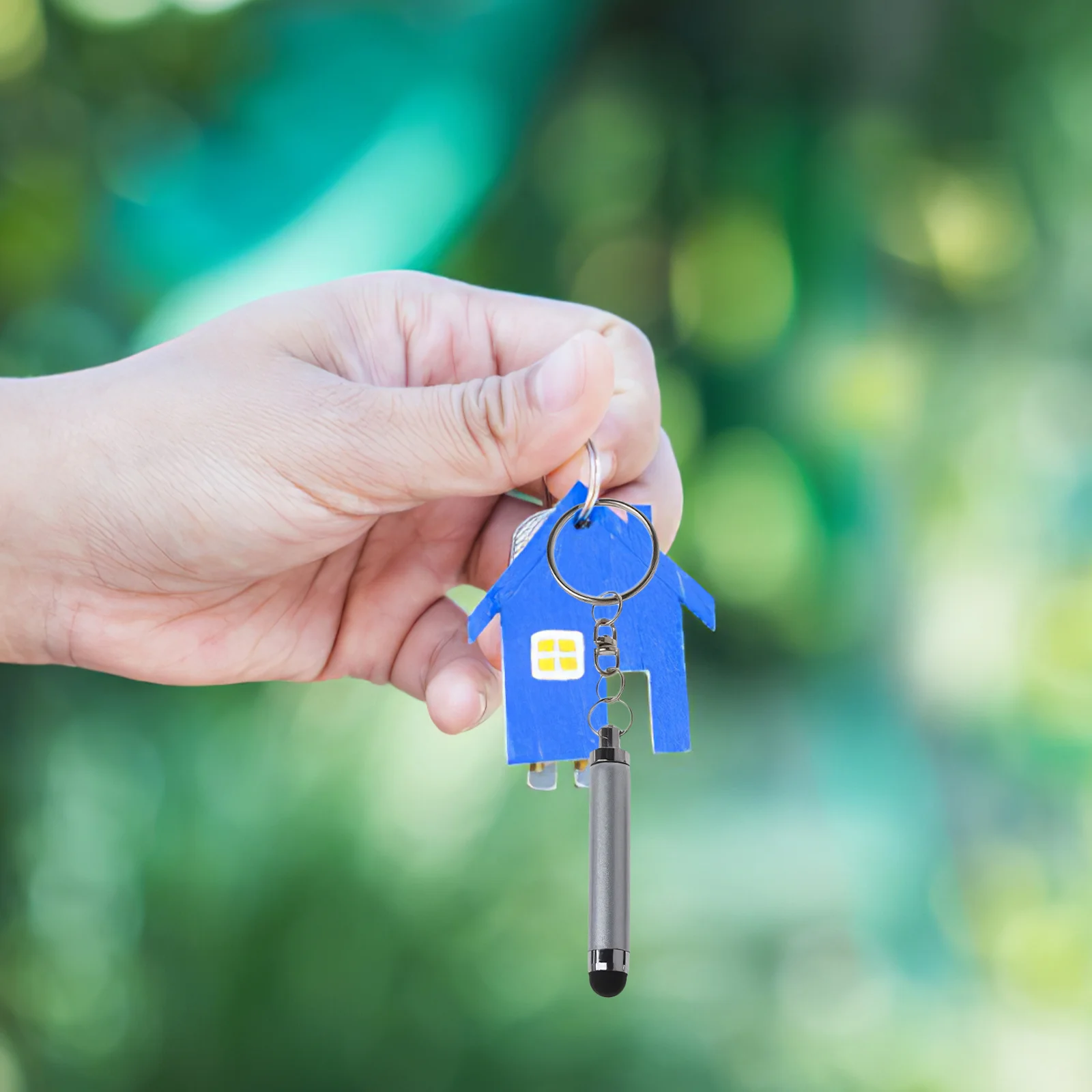 5Pcs Touch Screen Stylus Keychain Pens Portable Universal Capacitive Stylus for Smartphones Tablets Compact Size