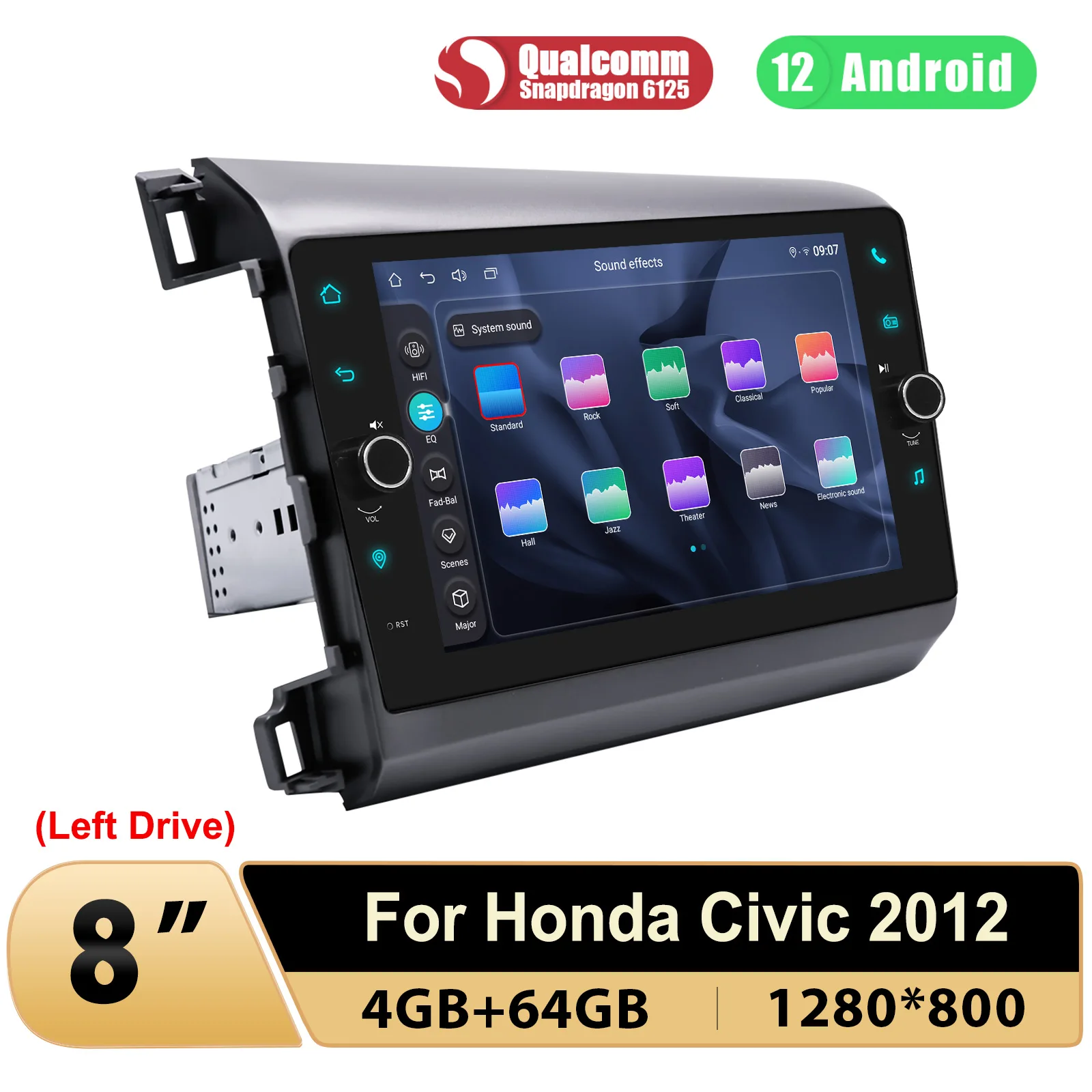 JOYFORWA Left Drive 8"Android Car Radios Stereo Head Unit Multimedia Player Carplay For Honda Civic 2012-2015 Plug and Play
JOYFORWA Left Drive 8"Android Car Radios Stereo Head Unit Multimedia Player Carplay For Honda Civic 2012-2015 Plug and Play